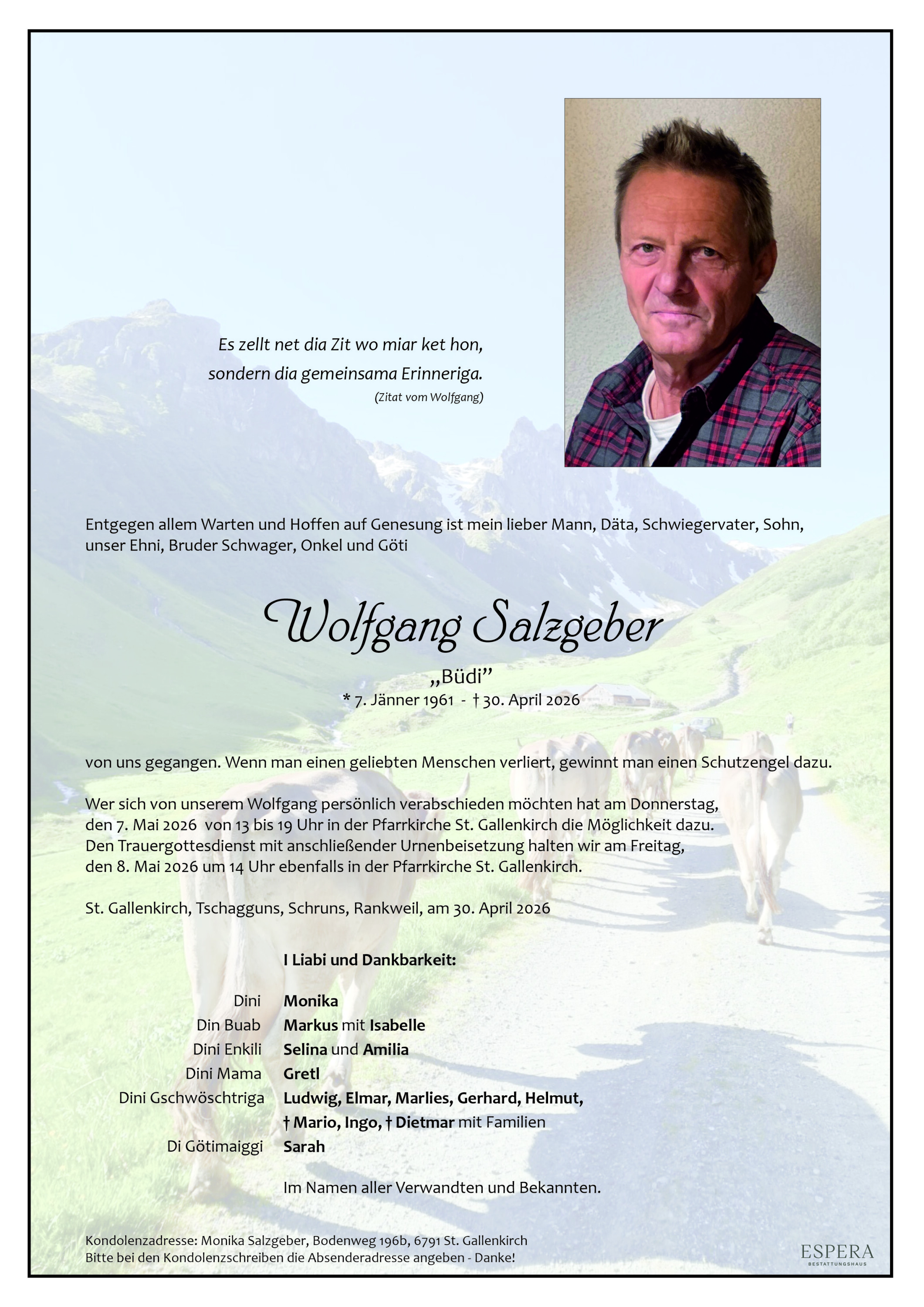 Wolfgang (Büdi) Salzgeber